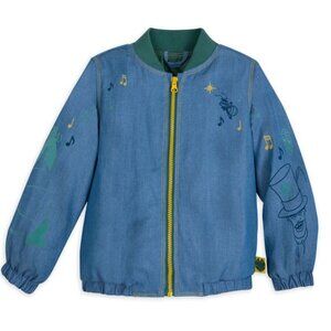 Disney Tiana The Princess & The Frog Blue Embroidered Toddlers Jacket
